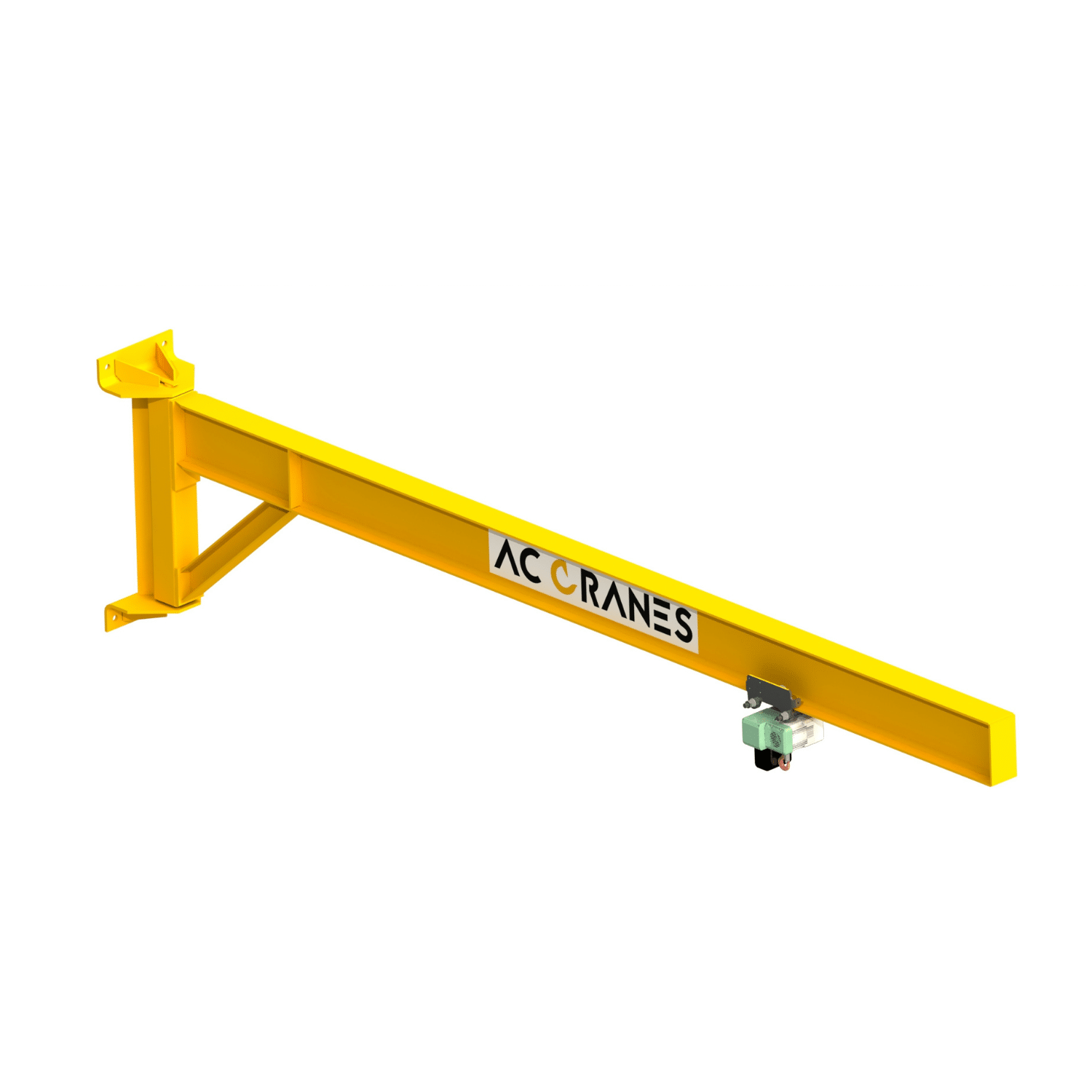 Seinäkääntönosturi altatuettu